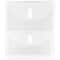 JAM Paper 9.75" x 11.5" Clear 2-Pocket Plastic Hook & Loop Closure Envelopes, 12ct.